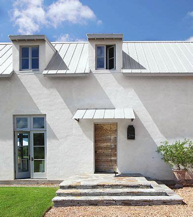 stucco metal roof exterior